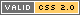 Valid CSS!